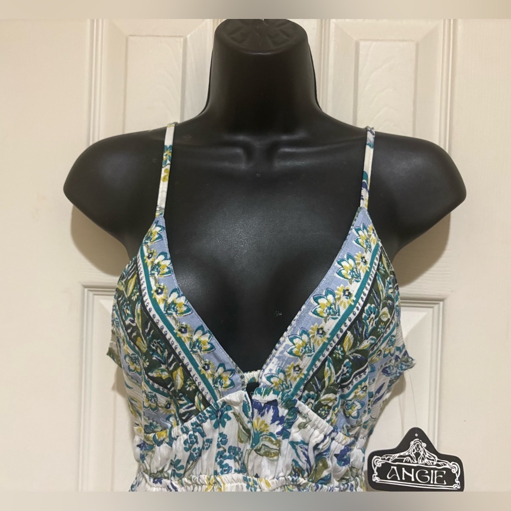 Beautiful Bohemian Floral Print Mini Sun Dress by Angie⭐️NWT⭐️🔥FINAL PRICE🔥 - Picture 8 of 9